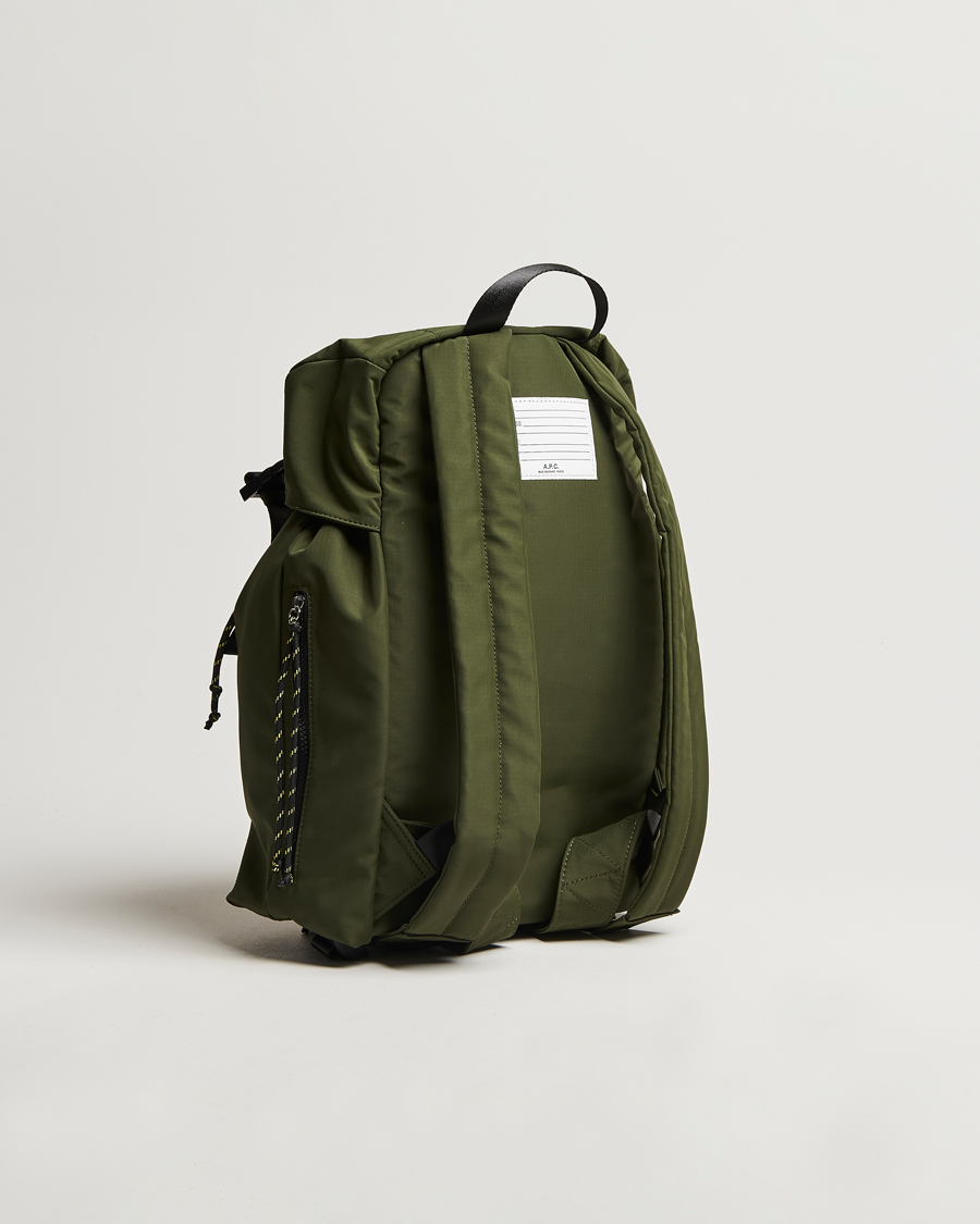Herren | A.P.C. Trek Backpack Dark Khaki | A.P.C. | Trek Backpack Dark Khaki
