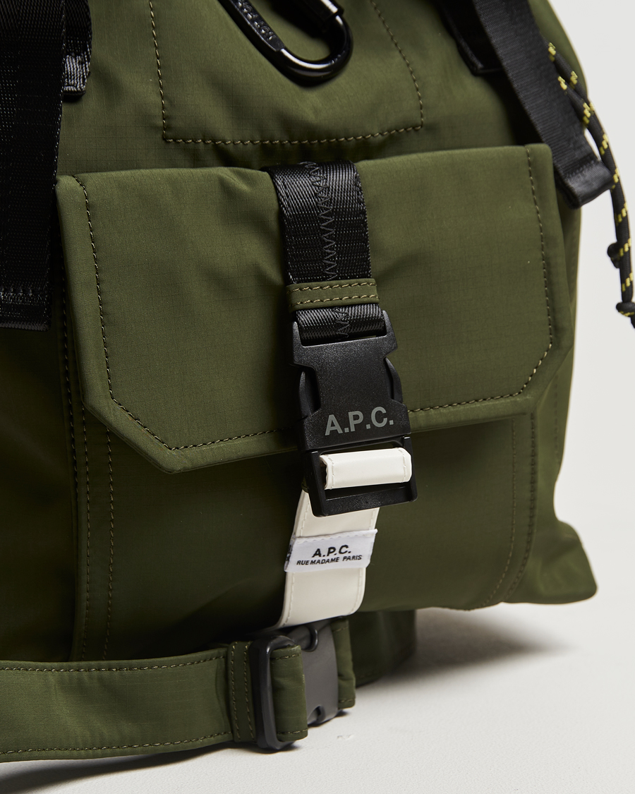Herren | A.P.C. Trek Backpack Dark Khaki | A.P.C. | Trek Backpack Dark Khaki