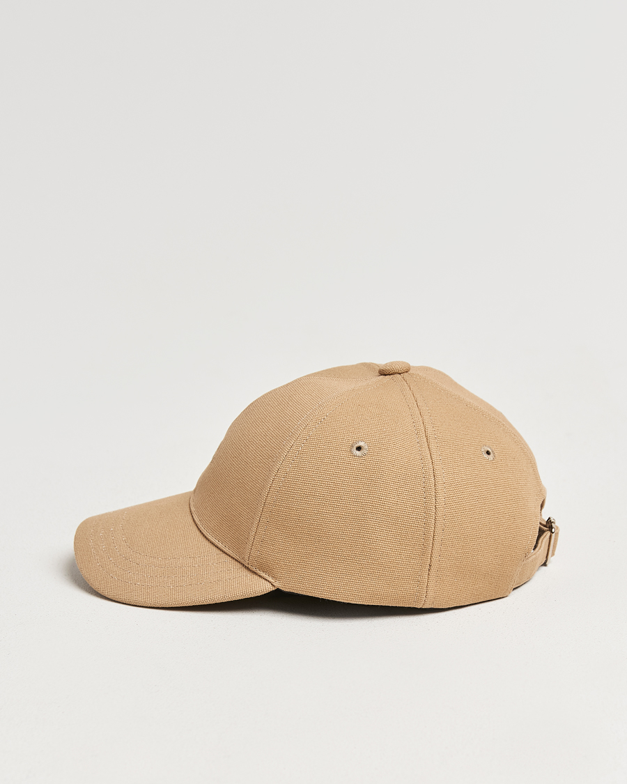 Herren | A.P.C. Charlie Baseball Cap Dark Beige | A.P.C. | Charlie Baseball Cap Dark Beige
