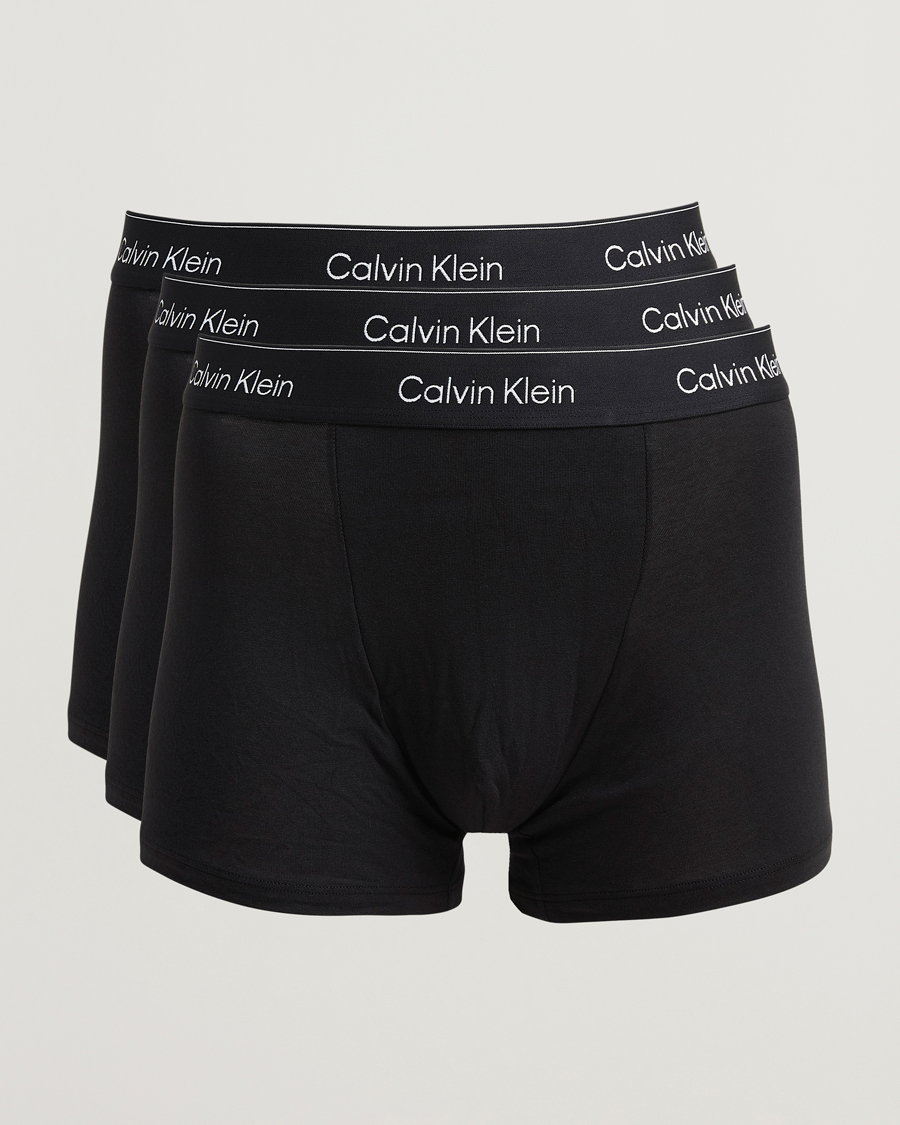 Herren | Unterwäsche | Calvin Klein | 3-Pack Icon Cotton Stretch Relaxed Trunk Black