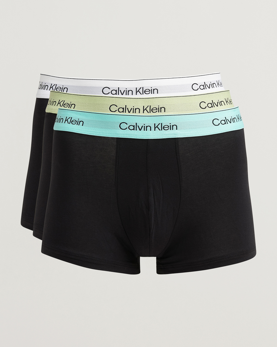 Herren | Unterwäsche | Calvin Klein | 3-Pack Icon Cotton Stretch Low Rise Trunk Black