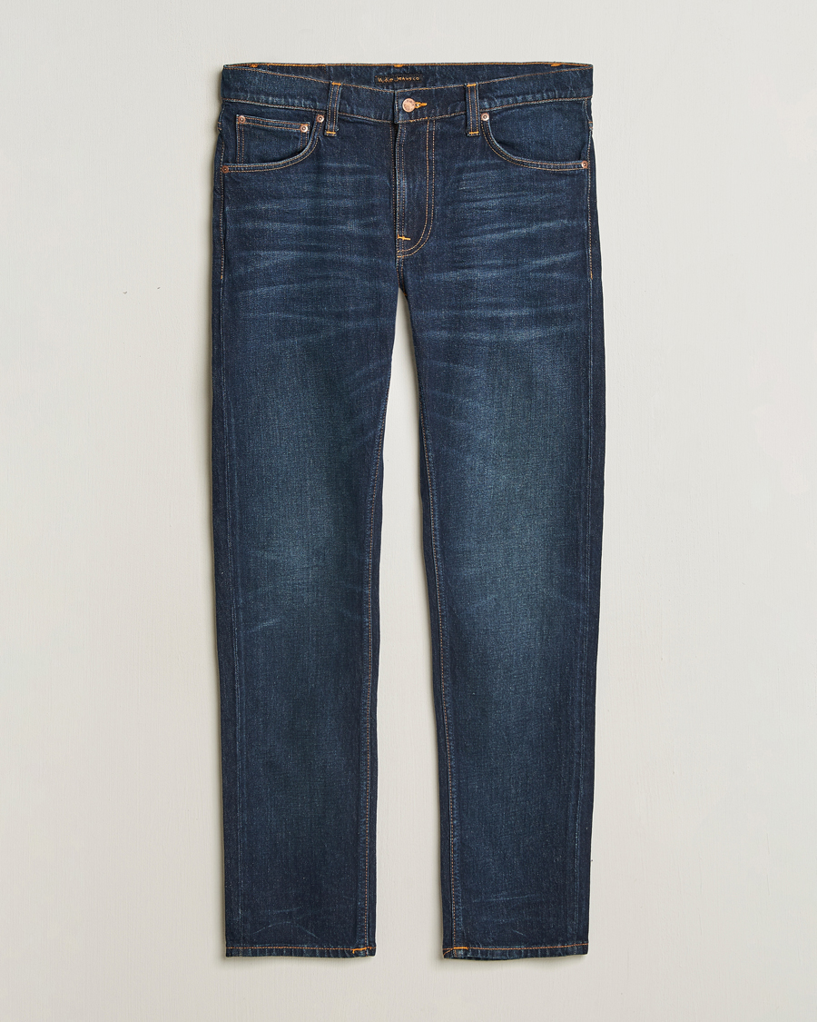 Herren | Jeans | Nudie Jeans | Lean Dean Jeans Blue Night