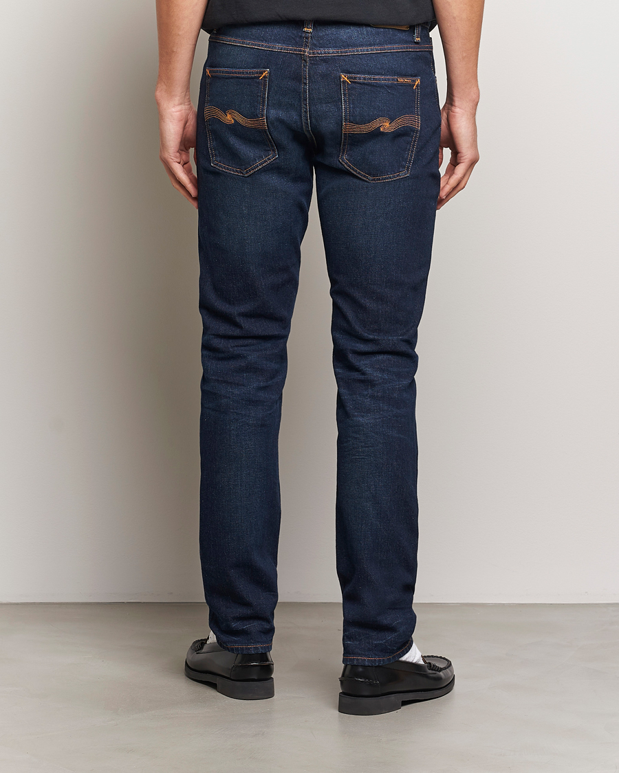 Herren | Jeans | Nudie Jeans | Lean Dean Jeans Blue Night