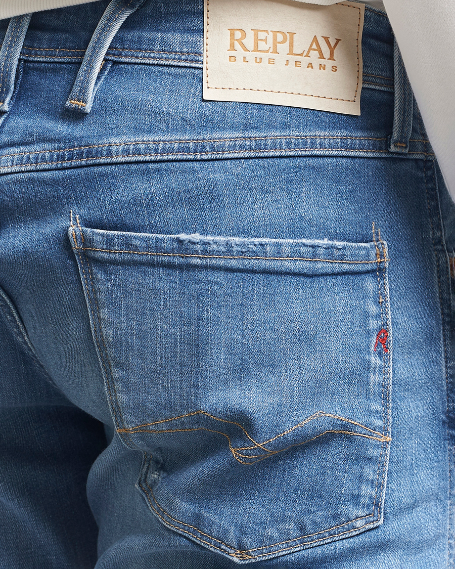 Herren | Jeans | Replay | Anbass Stretch Jeans Medium Blue