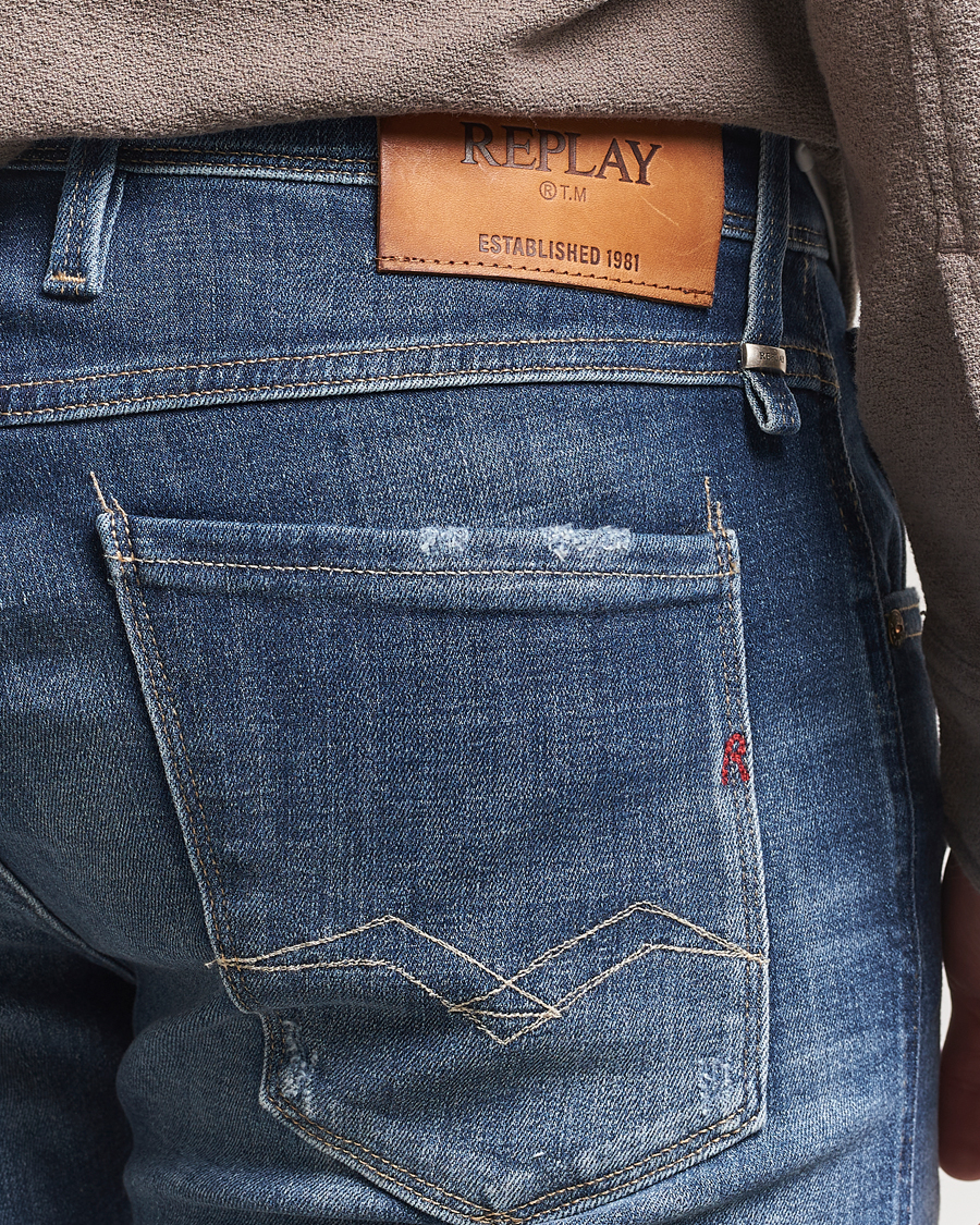 Herren | Jeans | Replay | Anbass Stretch Jeans Medium Blue