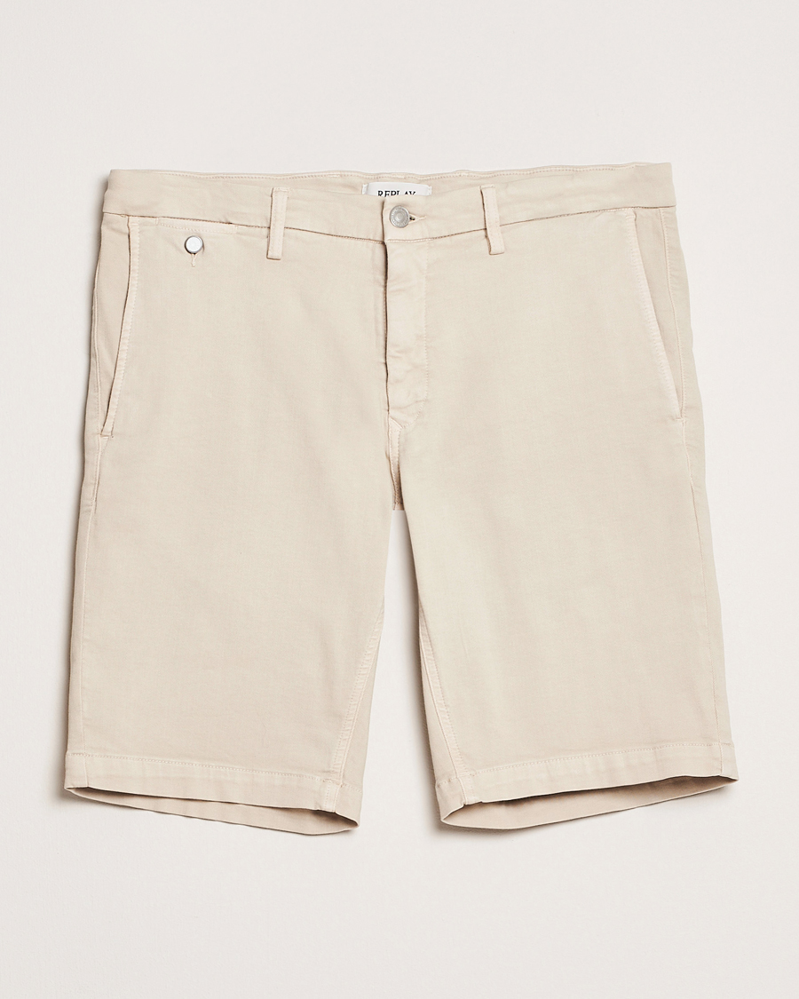 Herren | Shorts | Replay | Benni Hyperflex Shorts Alabster