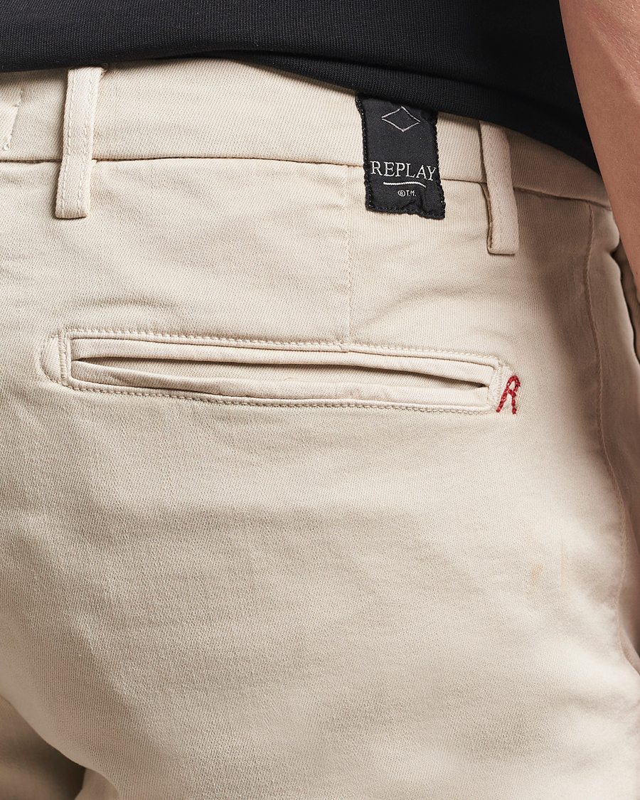 Herren | Shorts | Replay | Benni Hyperflex Shorts Alabster