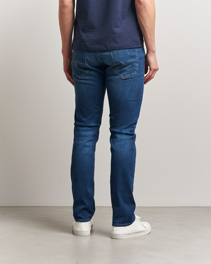 Herren | Jeans | Replay | Grover Straight Fit Hyperflex Jeans Medium Blue