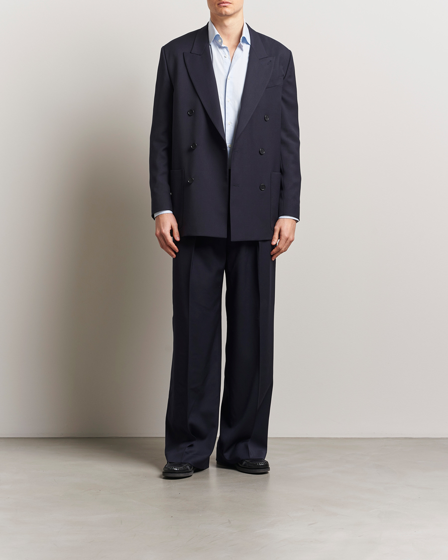 Herren | Sakkos | Filippa K | Patch Pocket Double Breasted Blazer Navy