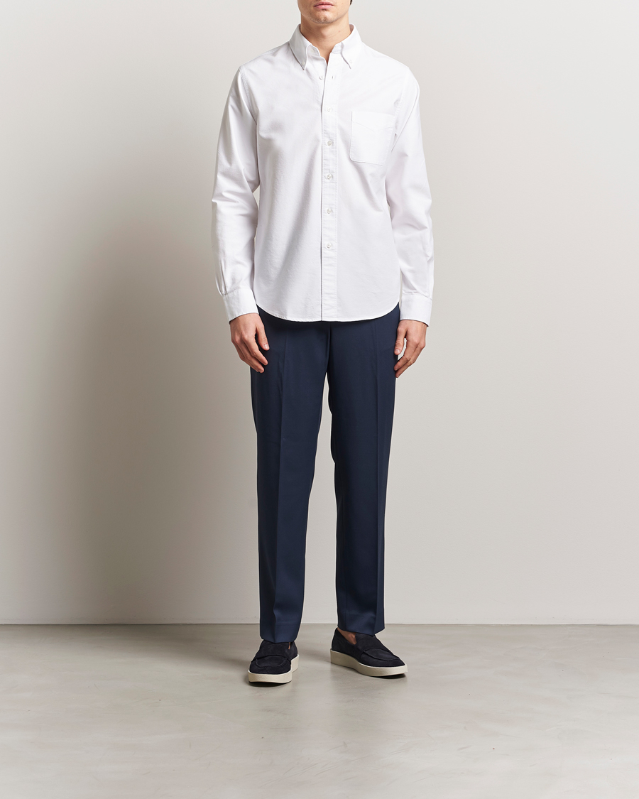 Herren | Hosen | Filippa K | Relaxed Terry Wool Trousers Dusk Blue