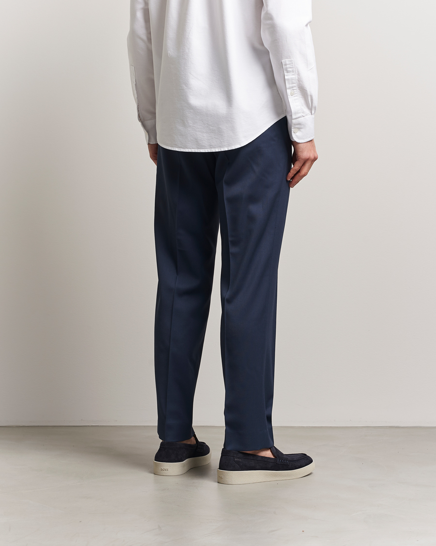 Herren | Hosen | Filippa K | Relaxed Terry Wool Trousers Dusk Blue