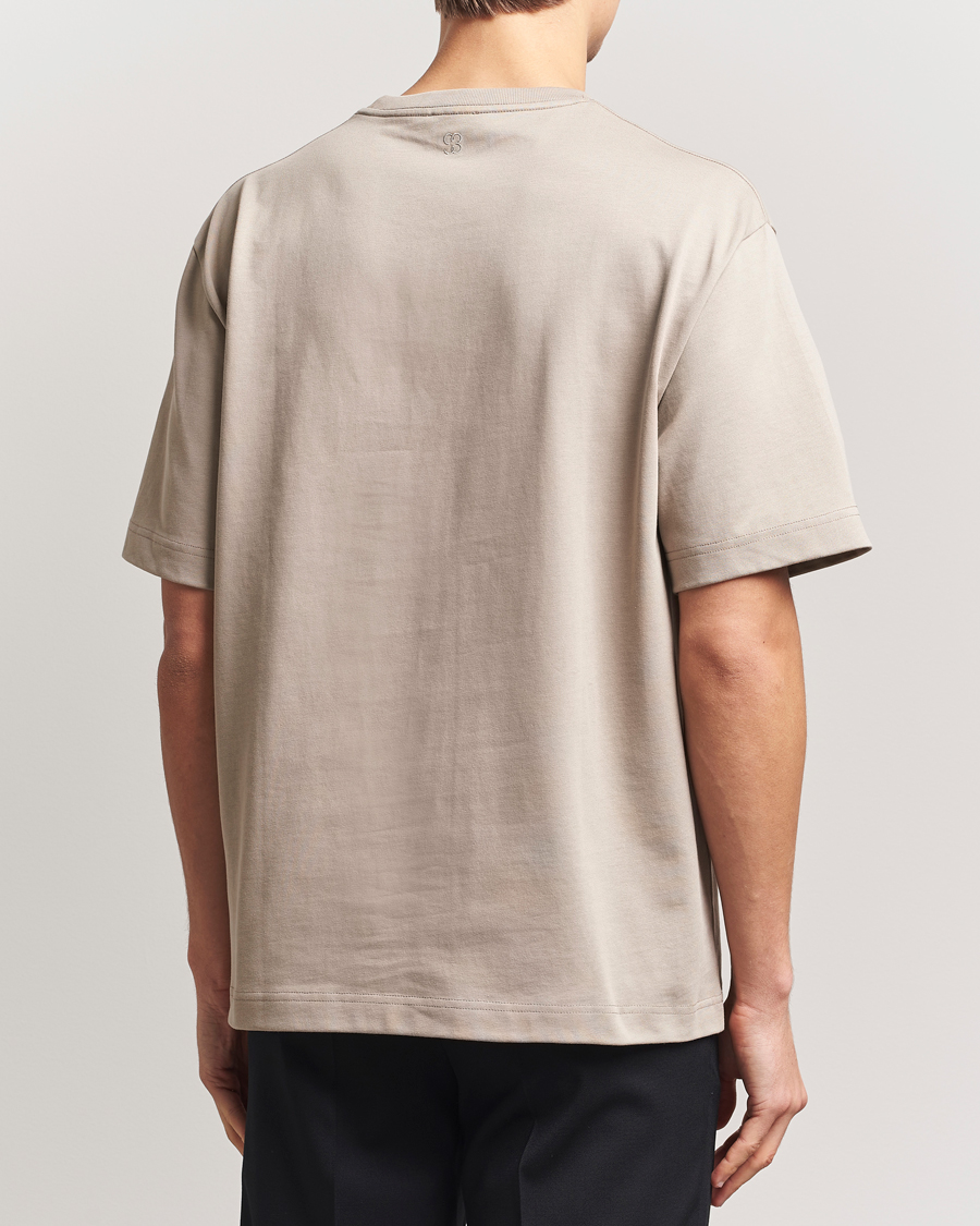 Herren | T-Shirts | Filippa K | Heavy Cotton Crew Neck T-Shirt Moss Grey