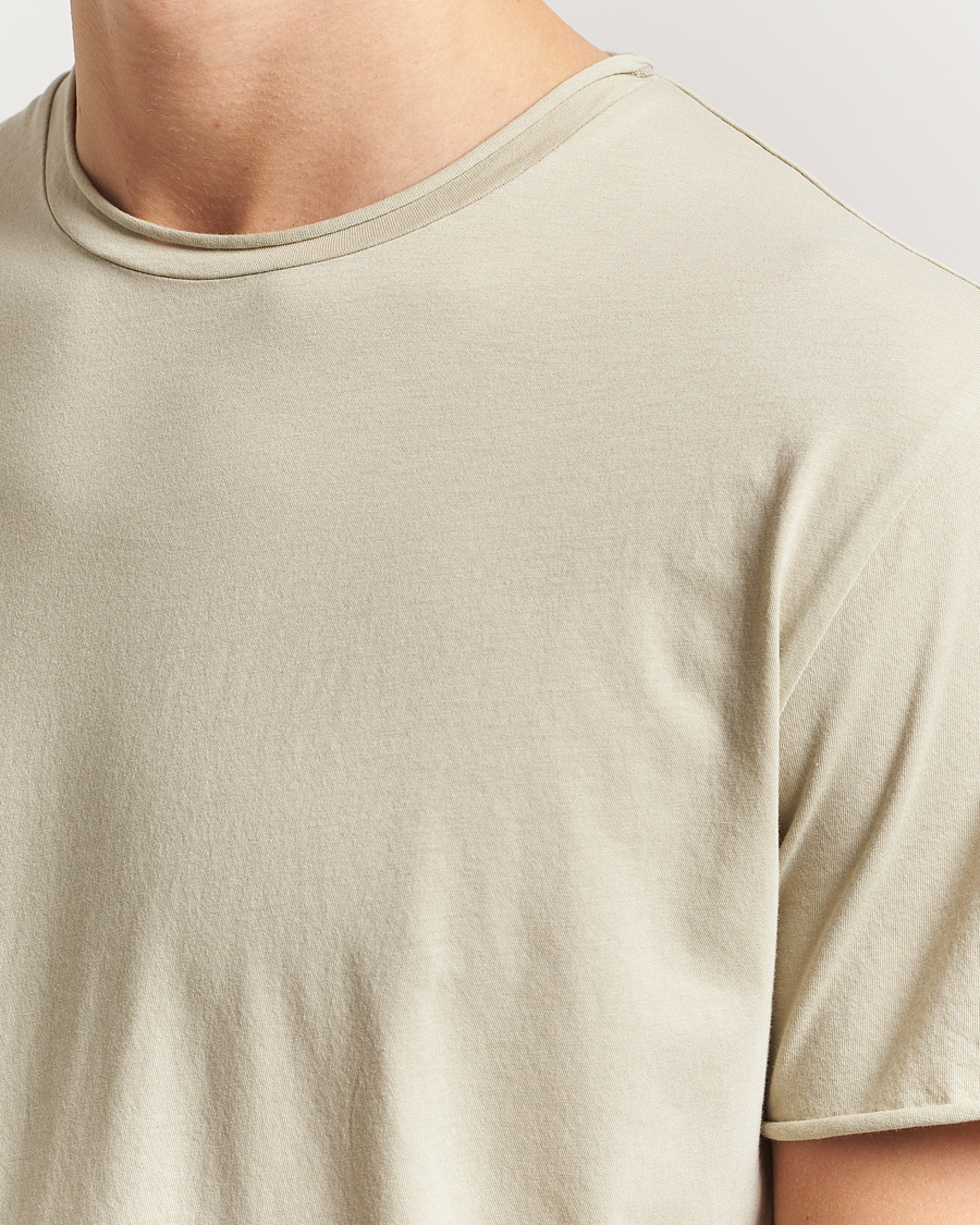 Herren | T-Shirts | Filippa K | Roll Neck Crew Neck T-Shirt Faded Moss
