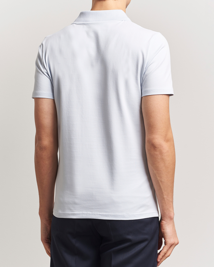 Herren | Poloshirts | Filippa K | Soft Lycra Polo T-Shirt Ice Blue