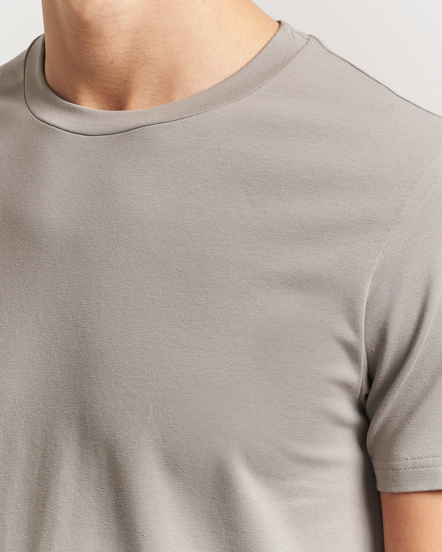 Herren | T-Shirts | Filippa K | Soft Lycra T-Shirt Dove Grey