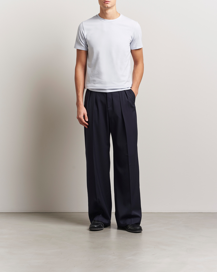 Herren | T-Shirts | Filippa K | Soft Lycra T-Shirt Ice Blue
