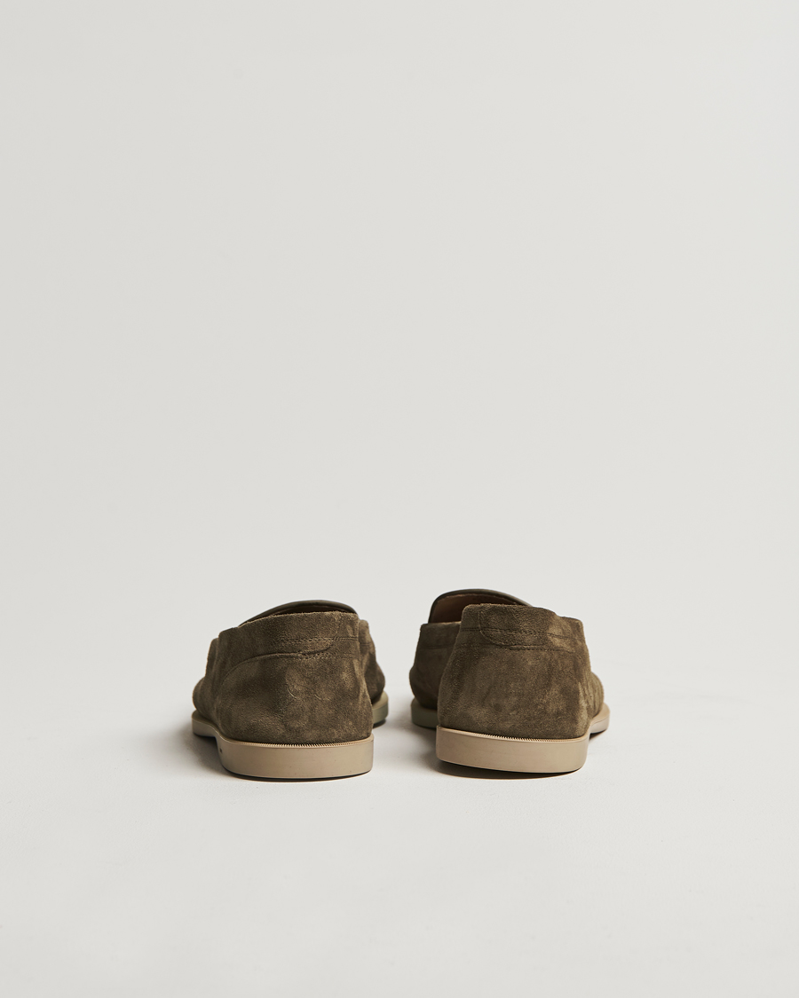 Herren | John Lobb Pace Unlined Loafers Olive | John Lobb | Pace Unlined Loafers Olive