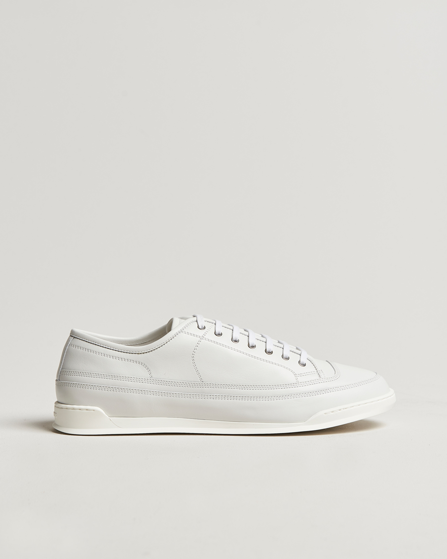 Herren | John Lobb Court Low Sneakers White | John Lobb | Court Low Sneakers White
