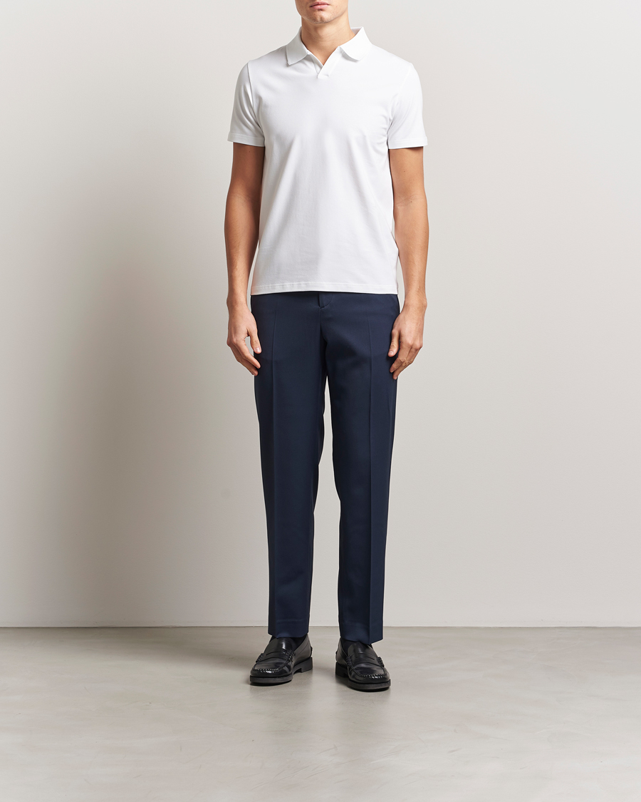 Herren | Hosen | Filippa K | Tailored Twill Drawstring Trousers Dusk Blue