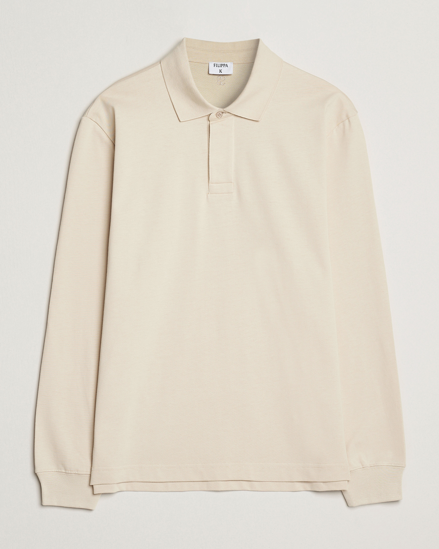 Herren | Pullover | Filippa K | Heavy Cotton Rugby Shirt Cream White