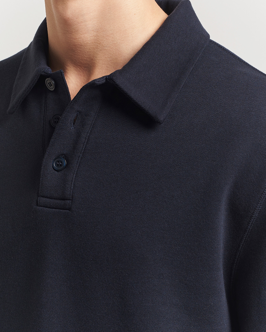 Herren | Pullover | Filippa K | Polo Sweatshirt Navy