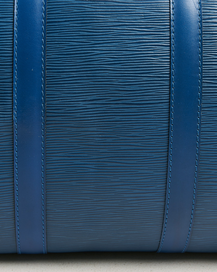 Herren | Louis Vuitton Pre-Owned Keepall 45 Epi Leather Bag Blue | Louis Vuitton Pre-Owned | Keepall 45 Epi Leather Bag Blue