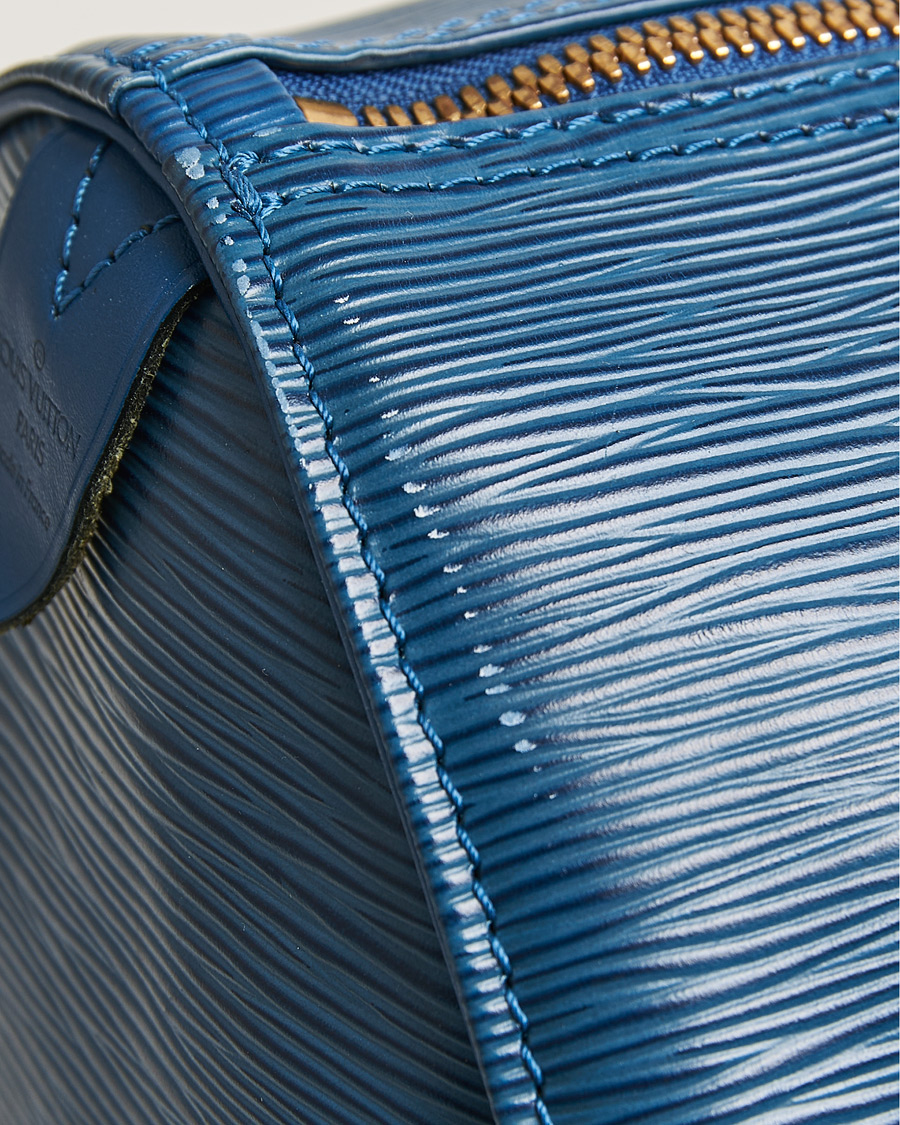 Herren | Louis Vuitton Pre-Owned Keepall 45 Epi Leather Bag Blue | Louis Vuitton Pre-Owned | Keepall 45 Epi Leather Bag Blue