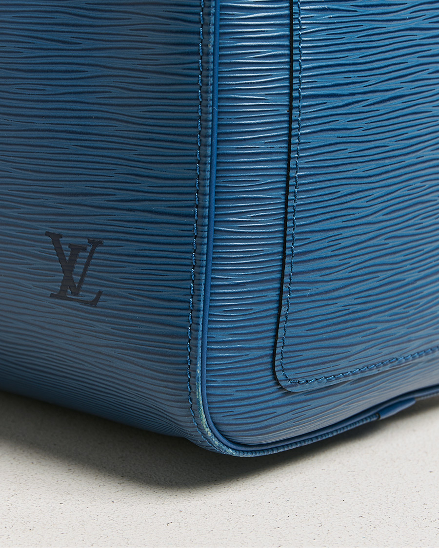Herren | Louis Vuitton Pre-Owned Keepall 45 Epi Leather Bag Blue | Louis Vuitton Pre-Owned | Keepall 45 Epi Leather Bag Blue
