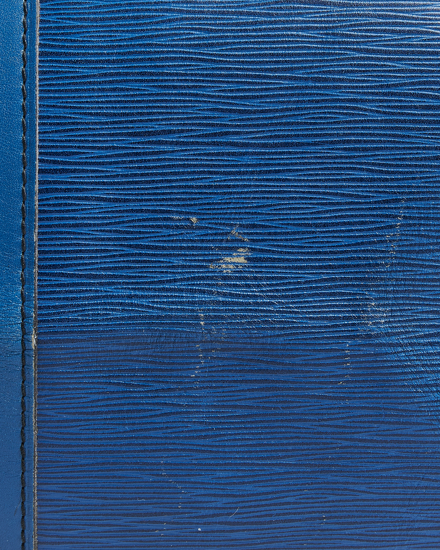 Herren | Louis Vuitton Pre-Owned Keepall 55 EPI Leather Bag Blue | Louis Vuitton Pre-Owned | Keepall 55 EPI Leather Bag Blue