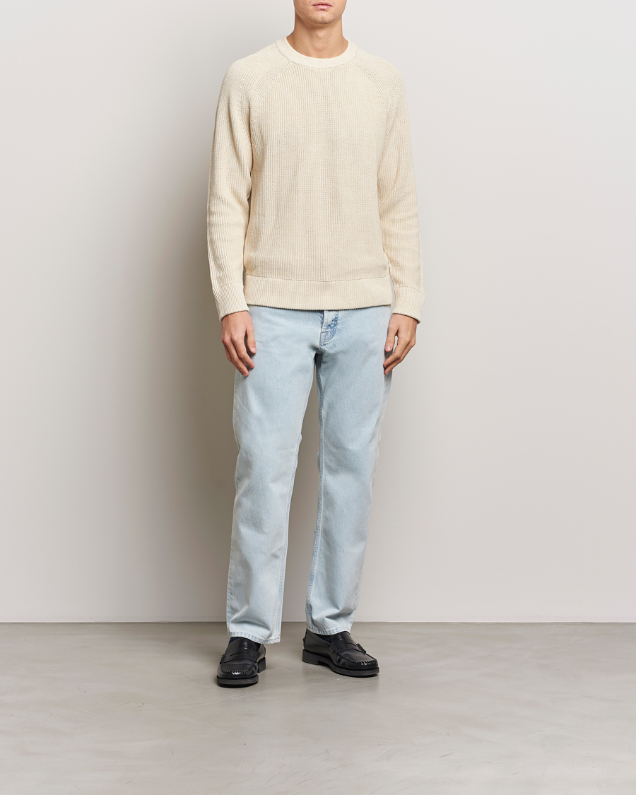 Herren | Pullover | NN07 | Jacobo Cotton Knitted Sweater Ivory