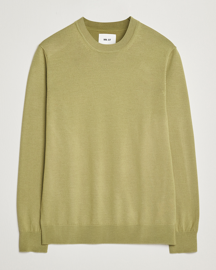 Herren | Pullover | NN07 | Ted Merino Crew Neck Pullover Evergreen