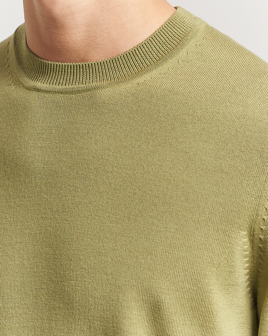 Herren | Pullover | NN07 | Ted Merino Crew Neck Pullover Evergreen