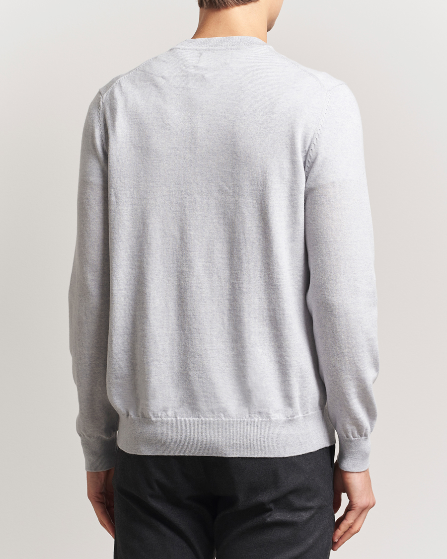 Herren | Pullover | NN07 | Ted Merino Crew Neck Pullover Grey Melange