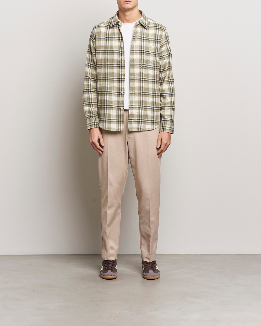 Herren | Hosen | NN07 | Billie Cotton Drawstring Trousers White Pepper