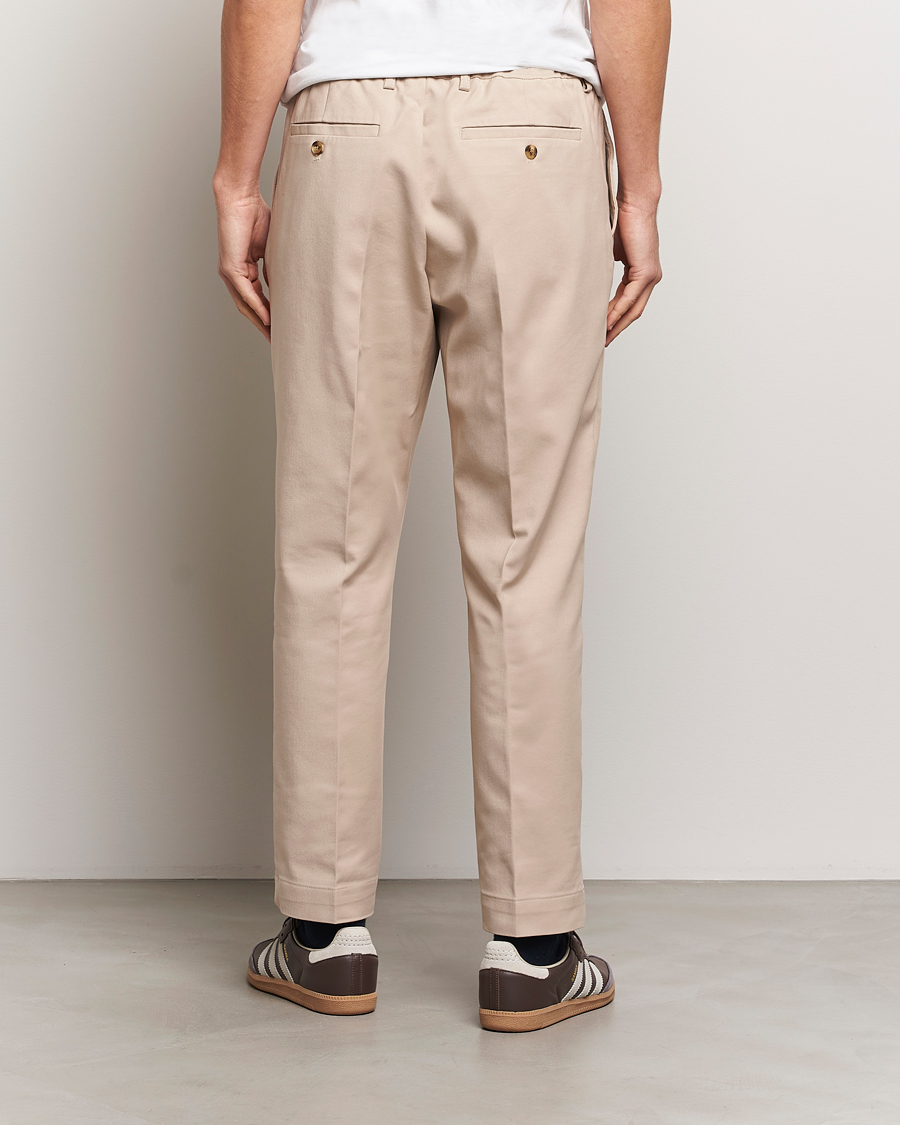Herren | Hosen | NN07 | Billie Cotton Drawstring Trousers White Pepper