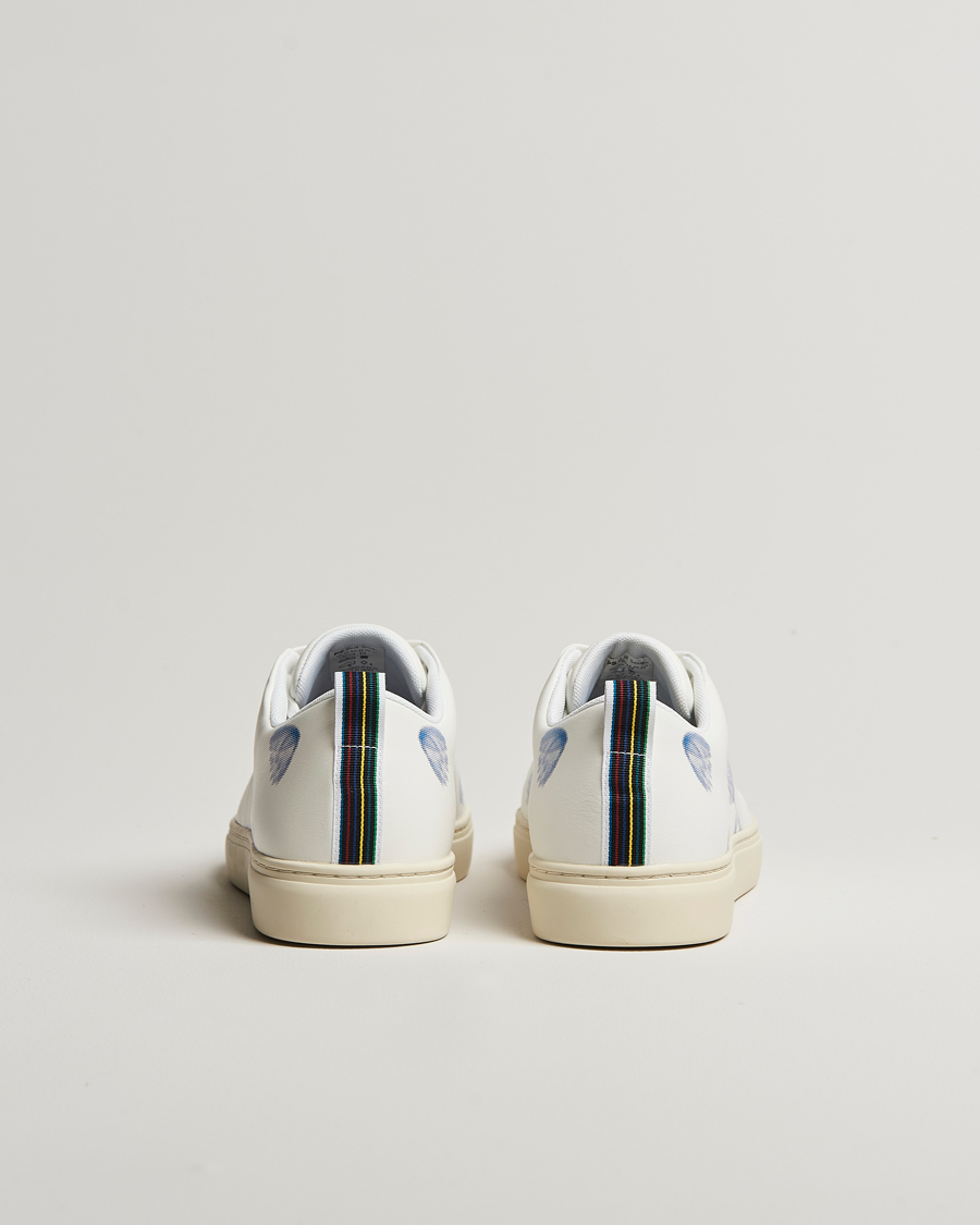 Herren | PS Paul Smith Lee Flower Print leather Sneaker White | PS Paul Smith | Lee Flower Print leather Sneaker White