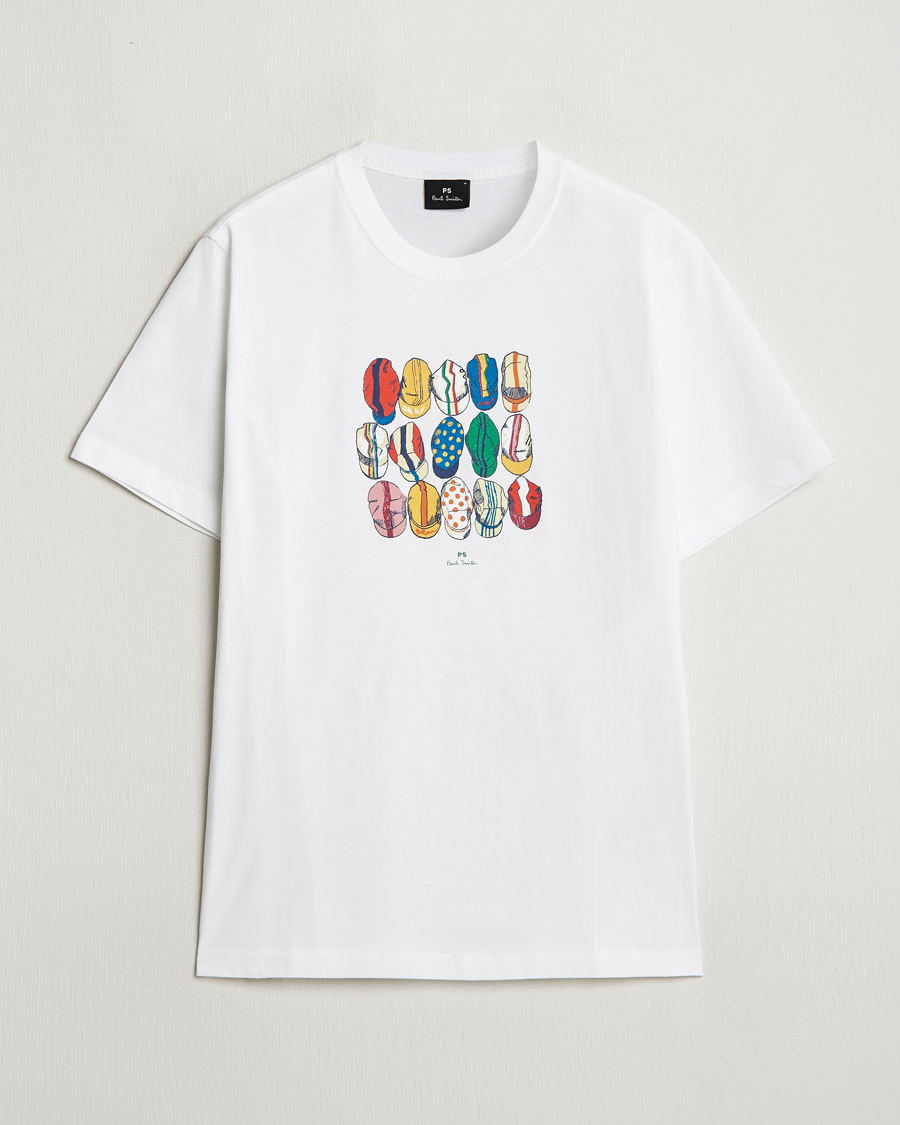Herren | T-Shirts | PS Paul Smith | Casquettes Crew Neck T-Shirt White