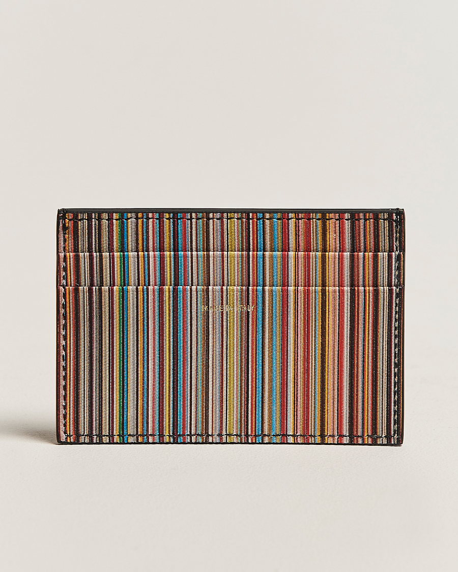 Herren | Geldbörsen | Paul Smith | Paul SmithSignature Stripe Card HolderBlack