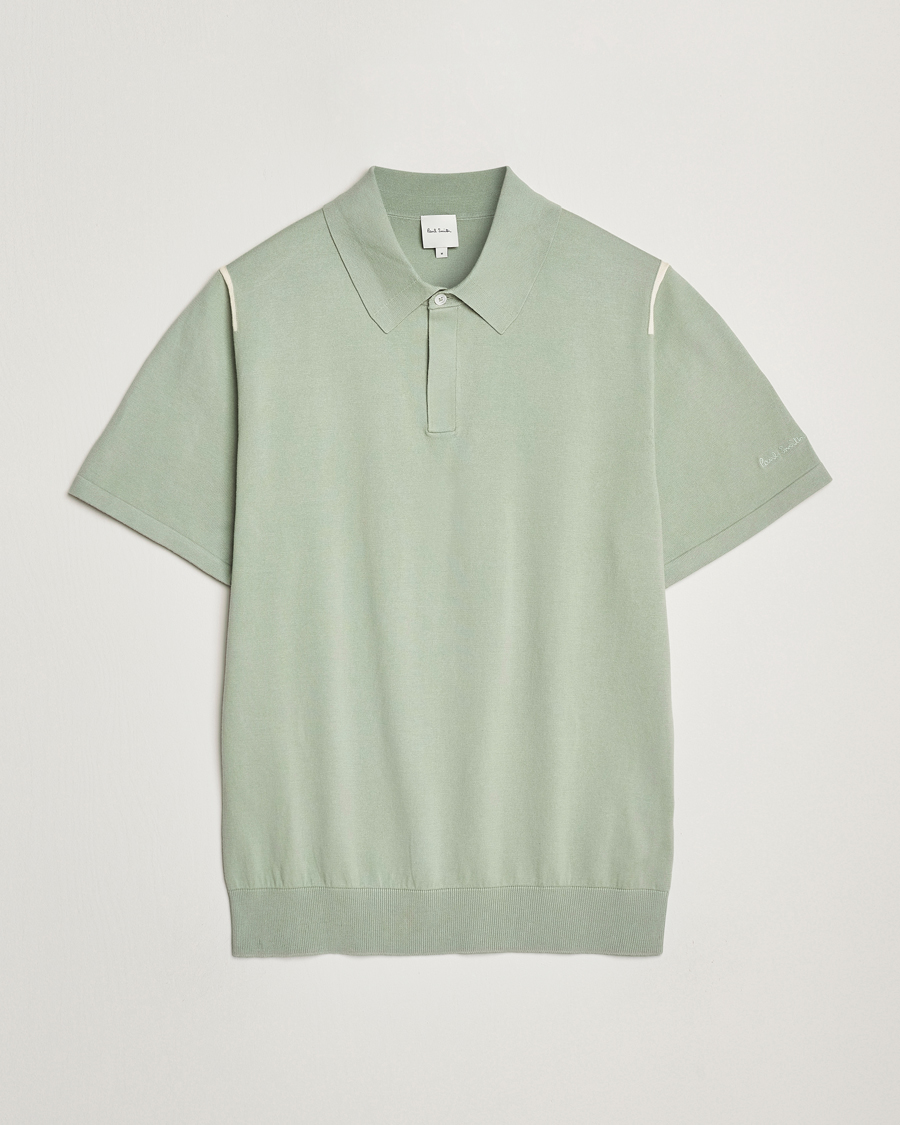 Herren | Poloshirts | Paul Smith | Cotton Knitted Polo Green