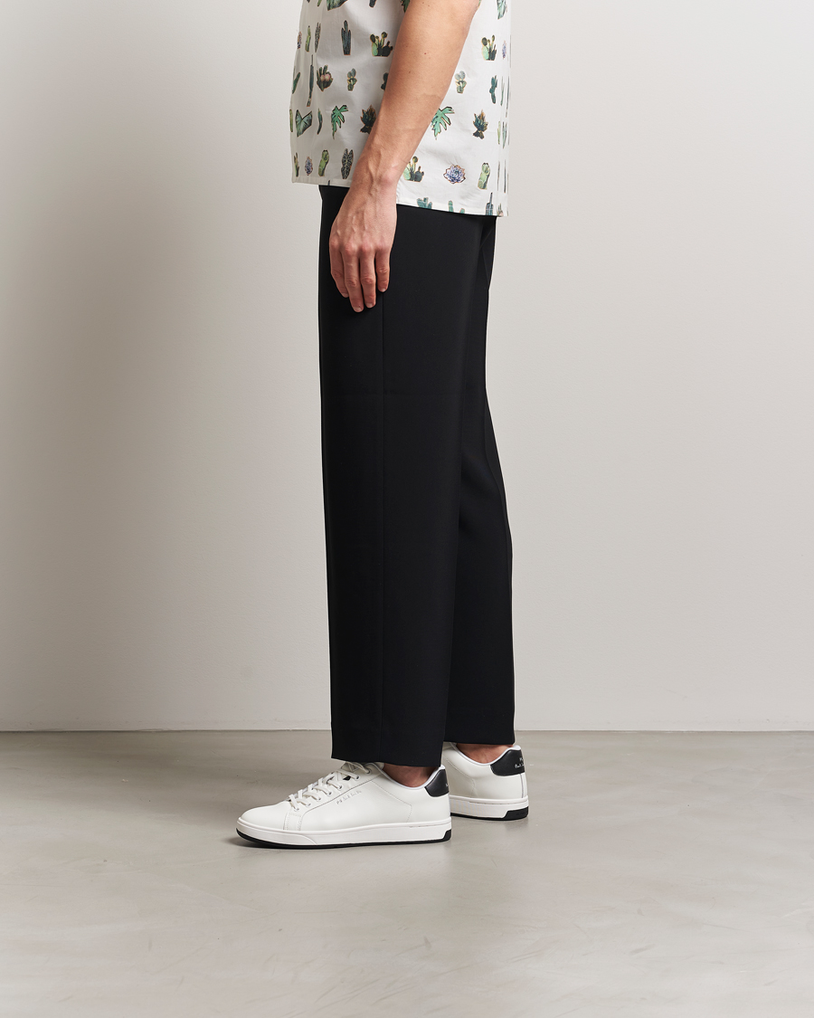 Herren | PS Paul Smith Albany Leather Sneaker White/Black | PS Paul Smith | Albany Leather Sneaker White/Black