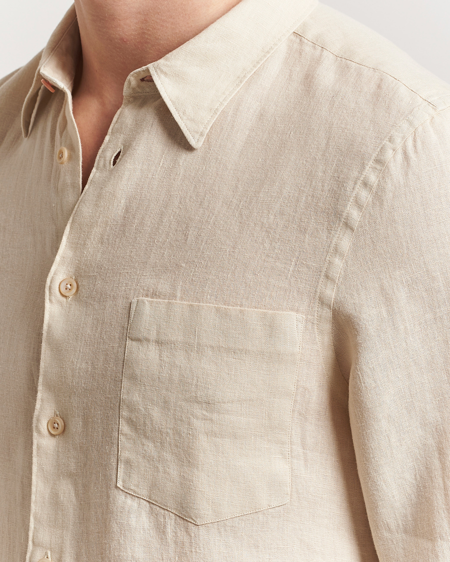 Herren | Hemden | PS Paul Smith | Tailored Fit Linen Shirt Beige