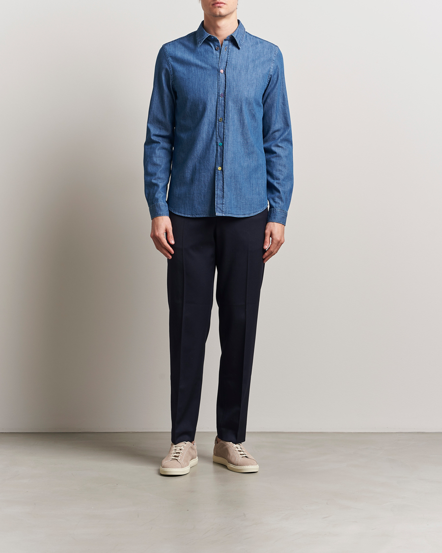 Herren | Hemden | PS Paul Smith | Tailored Fit Denim Shirt Blue