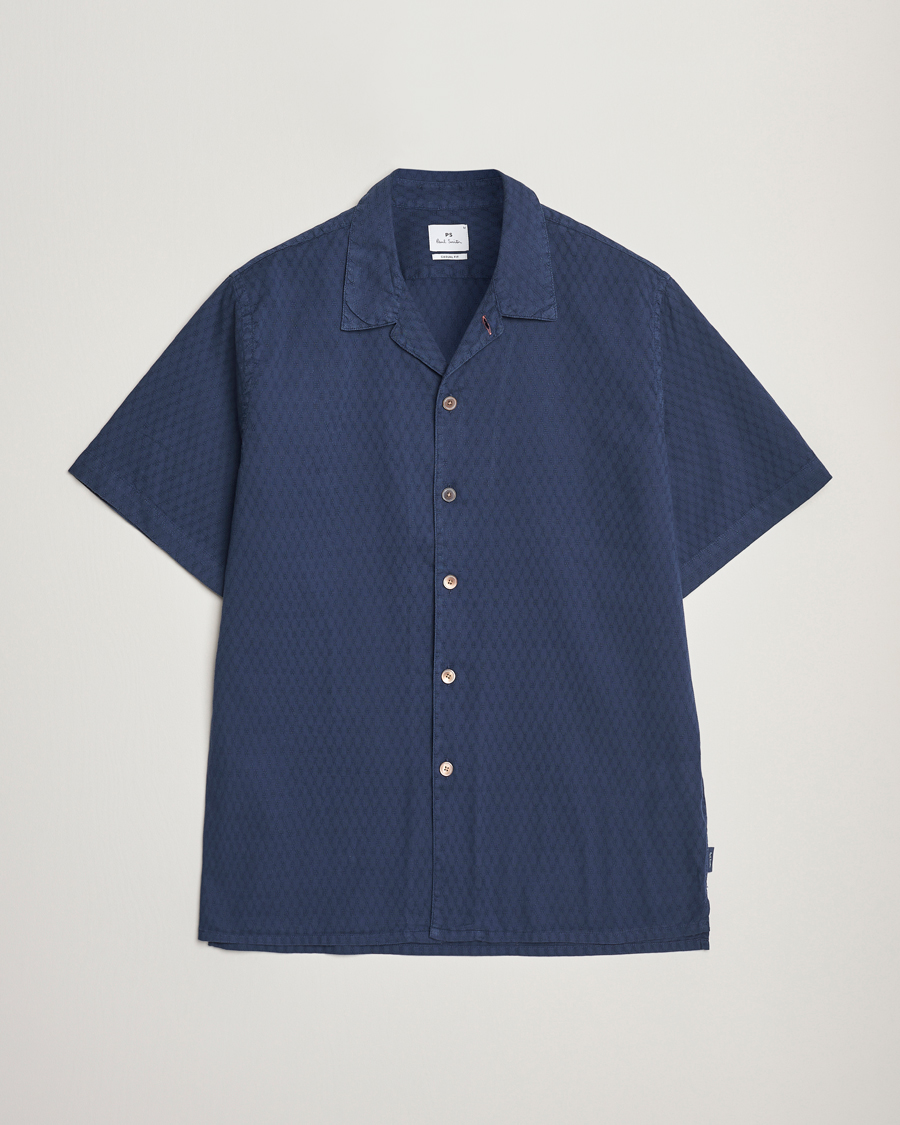 Herren | Hemden | PS Paul Smith | Structured Short Sleeve Shirt Navy