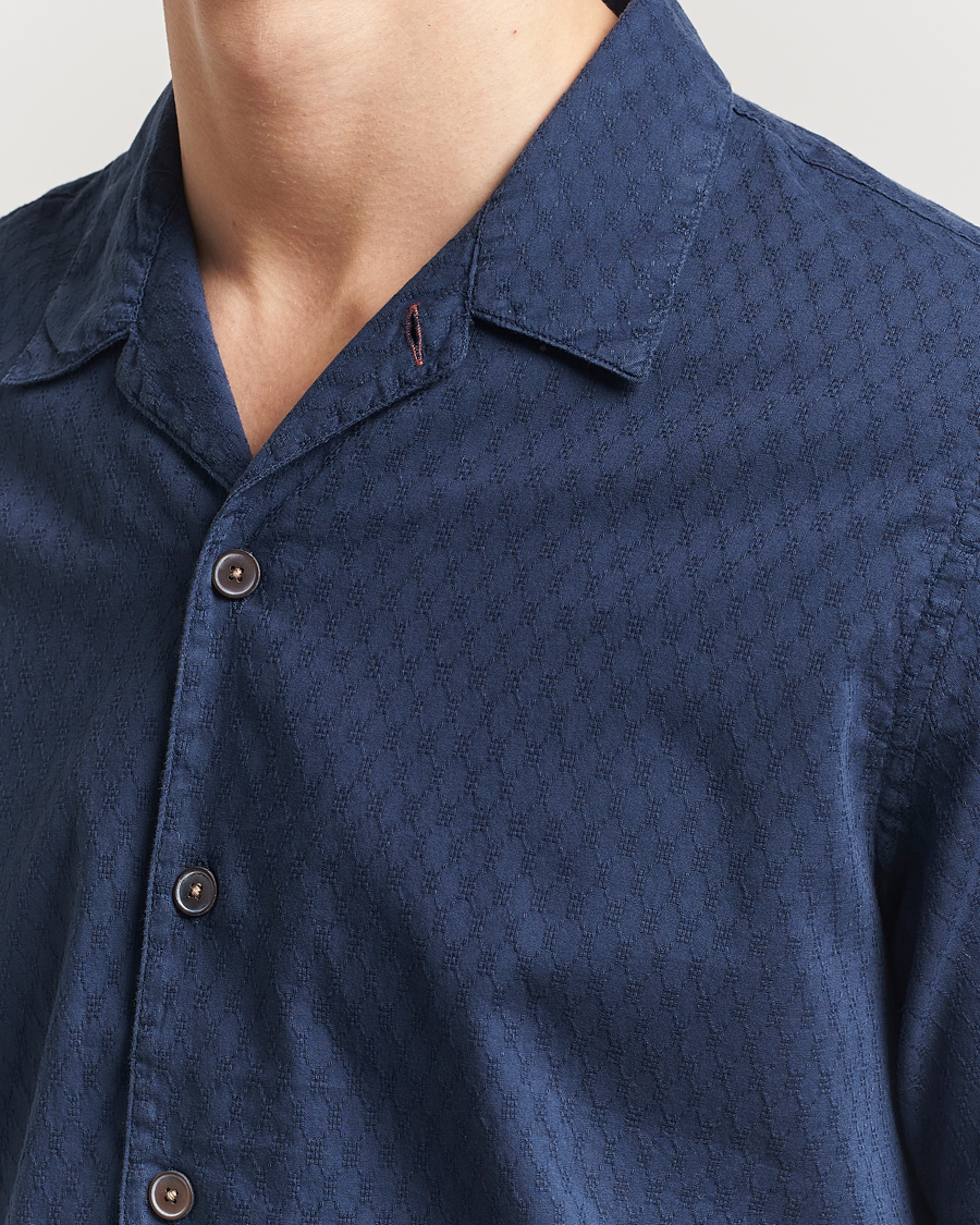 Herren | Hemden | PS Paul Smith | Structured Short Sleeve Shirt Navy