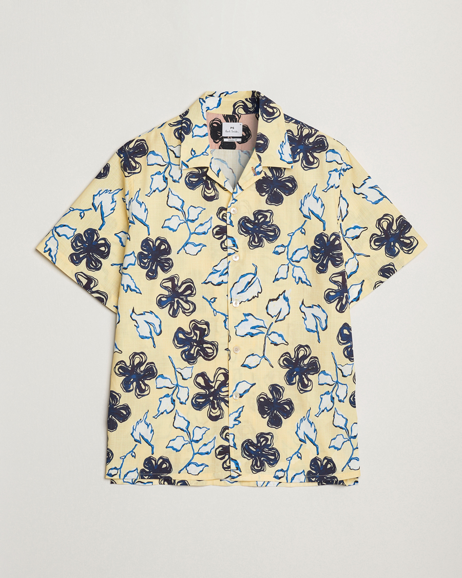 Herren | Hemden | PS Paul Smith | Floral Short Sleeve Shirt Yellow