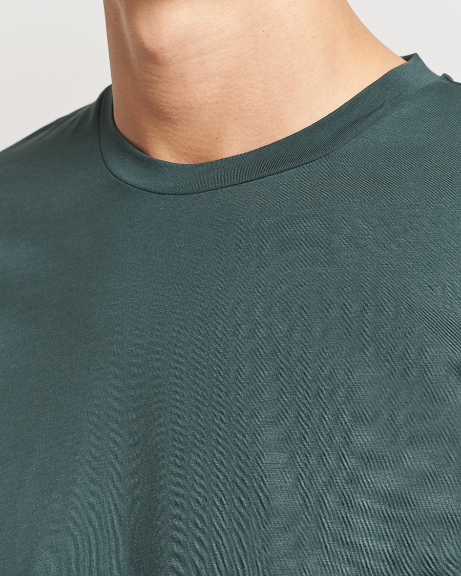 Herren | T-Shirts | Sunspel | Riviera Midweight T-Shirt Holly Green