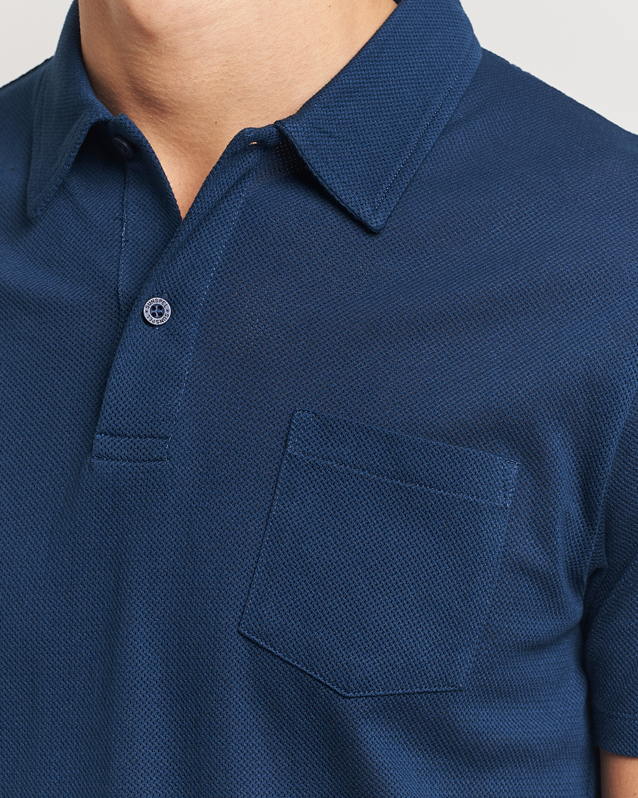 Herren | Poloshirts | Sunspel | Riviera Polo Shirt Naval Blue