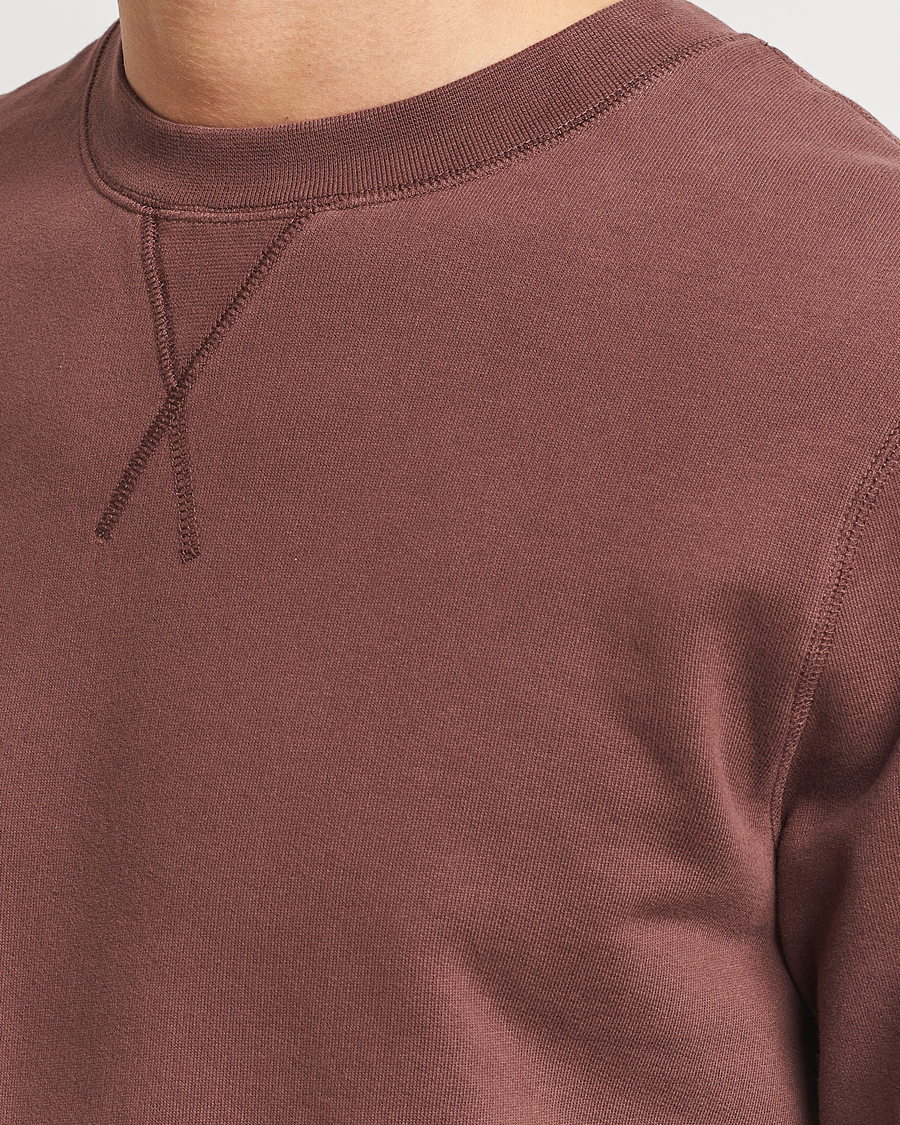 Herren | Pullover | Sunspel | Loopback Sweatshirt Cocoa Brown