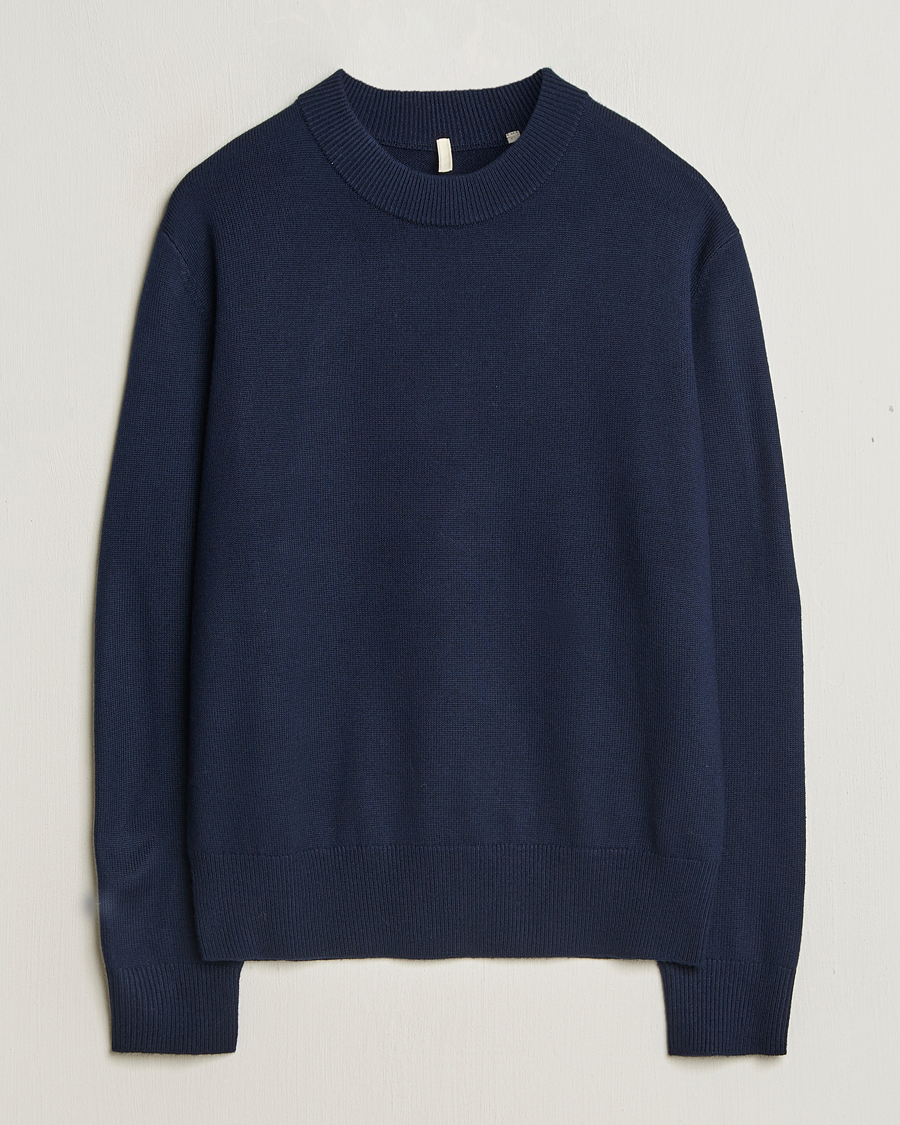 Herren | Pullover | Sunflower | Moon Merino Sweater Navy