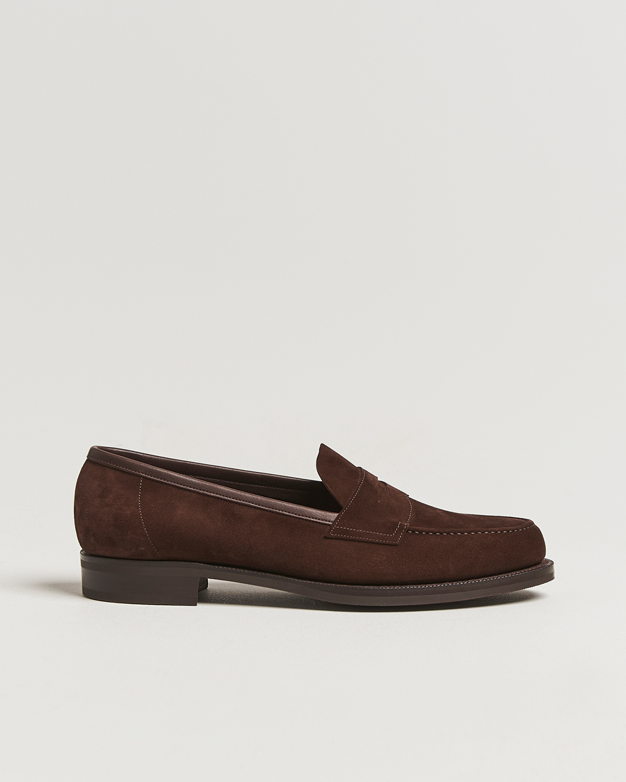 Herren | Loafer | Edward Green | Pimlico Suede Loafers Mink
